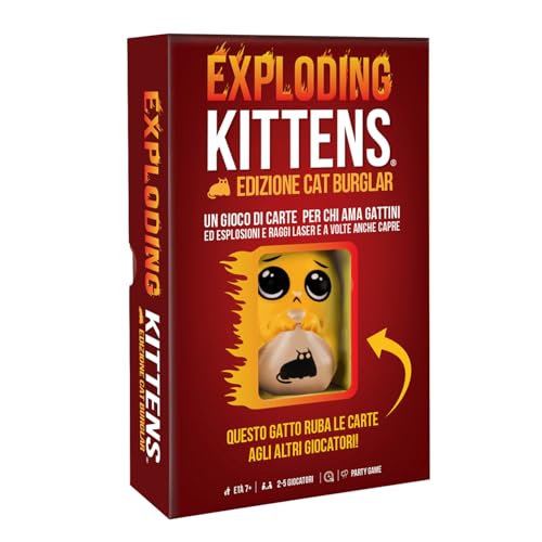 Thumbnail 7 de Exploding Kittens Cat Burglar – Edizione Italiana di Asmodee: Gioco di Carte per Famiglie e Amici