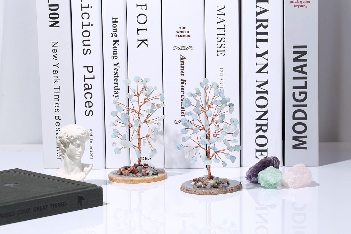 Thumbnail 2 de XIANNVXI Healing Crystal Aquamarine Tree 10 cm