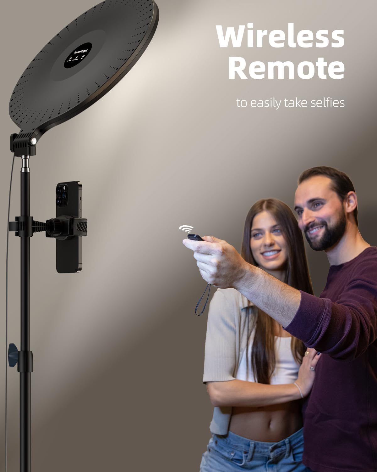 Thumbnail 5 de Weilisi 10.5" Ring Light with 69" Tripod Stand & Phone Holder