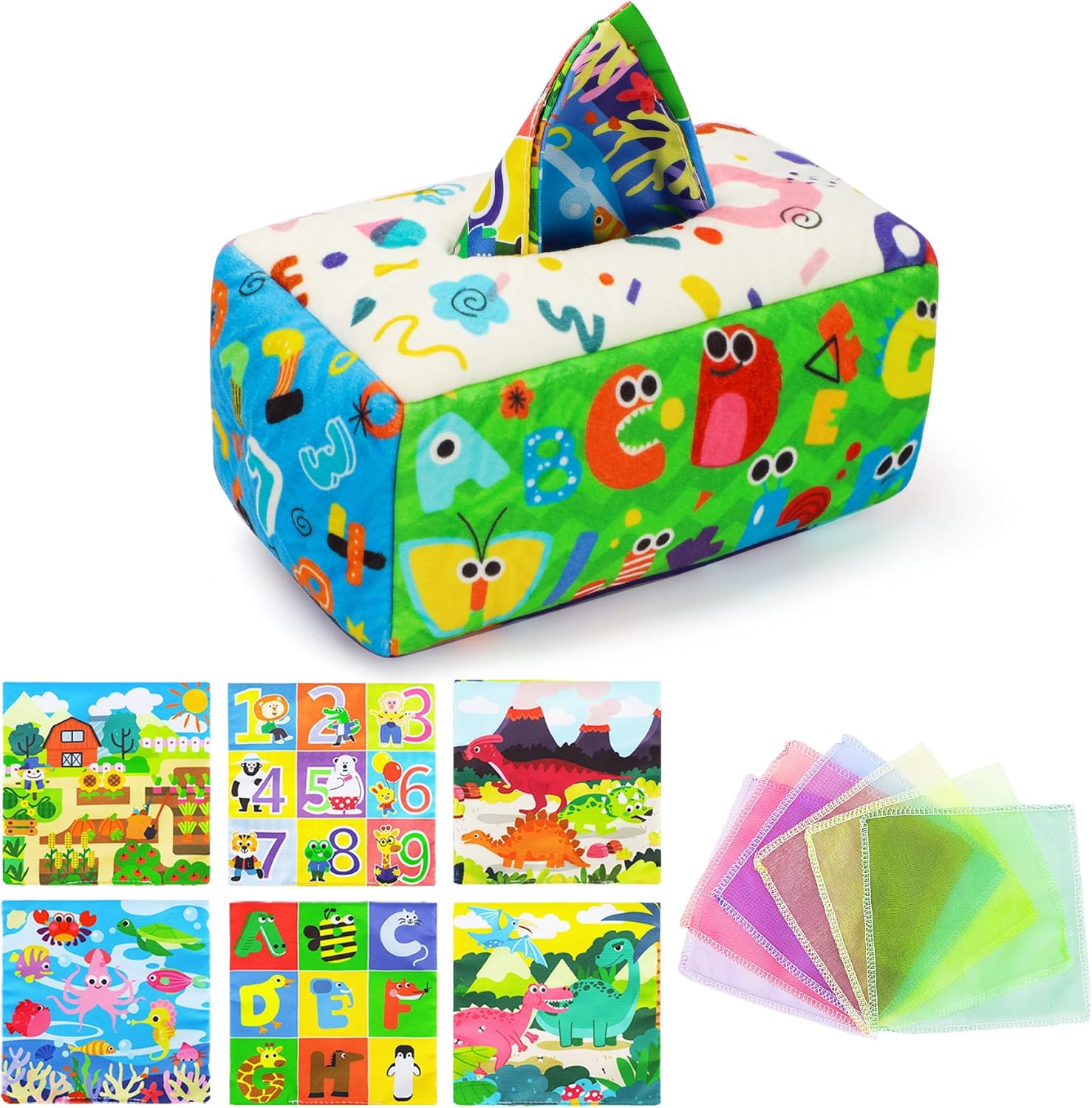 Thumbnail 6 de URMYWO Baby Tissue Box Toy (Montessori Crinkle Sensory Toy for 6–12 Months)