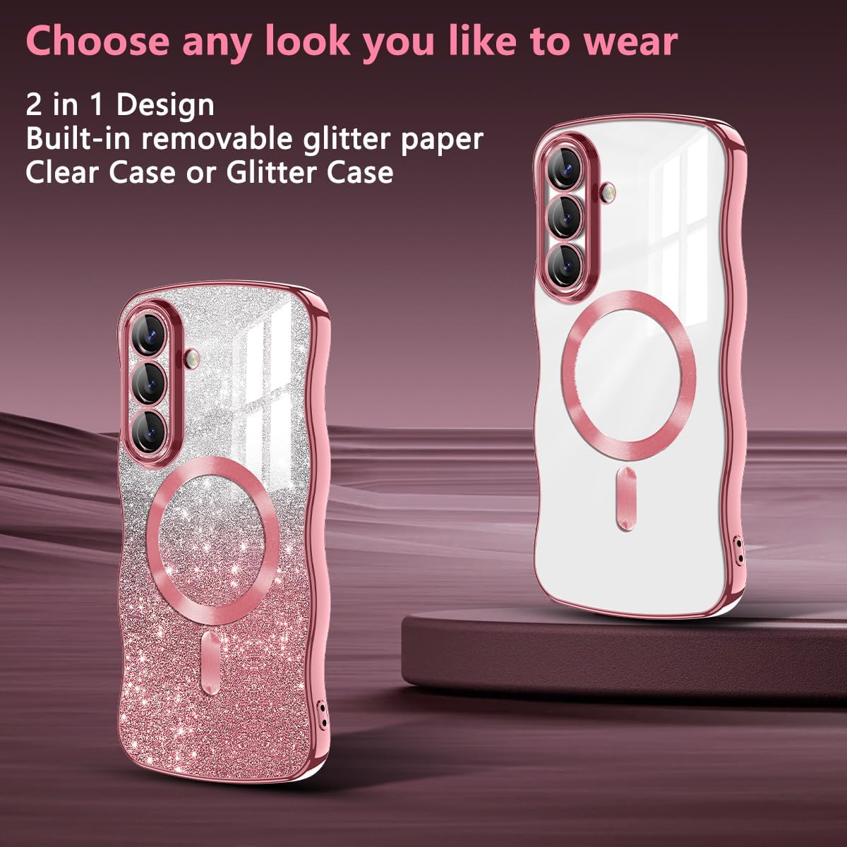 Thumbnail 4 de Meshine Galaxy S26 Case with Glitter 1mm