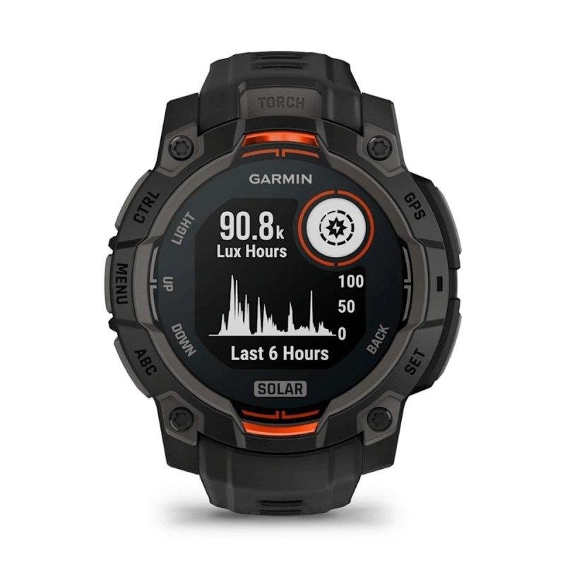Thumbnail 1 de Garmin Instinct 3 Solar GPS Bluetooth 50 mm MIP negro con SpO2