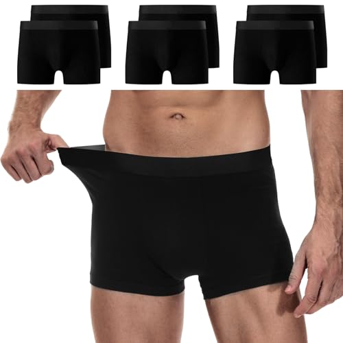 Detalle de YouShow Boxer Briefs Mens Underwear Trunks – Black, Size S