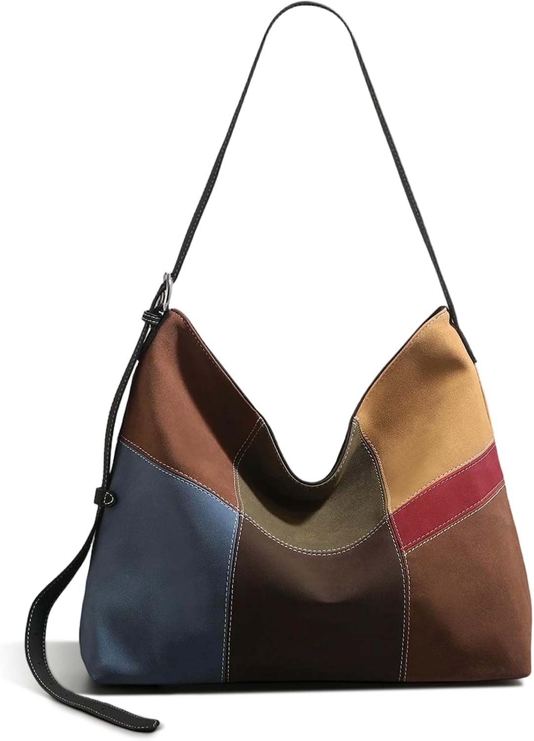 Detalle de Mabecol Sac bandoulière femme grand format en PU effet cuir