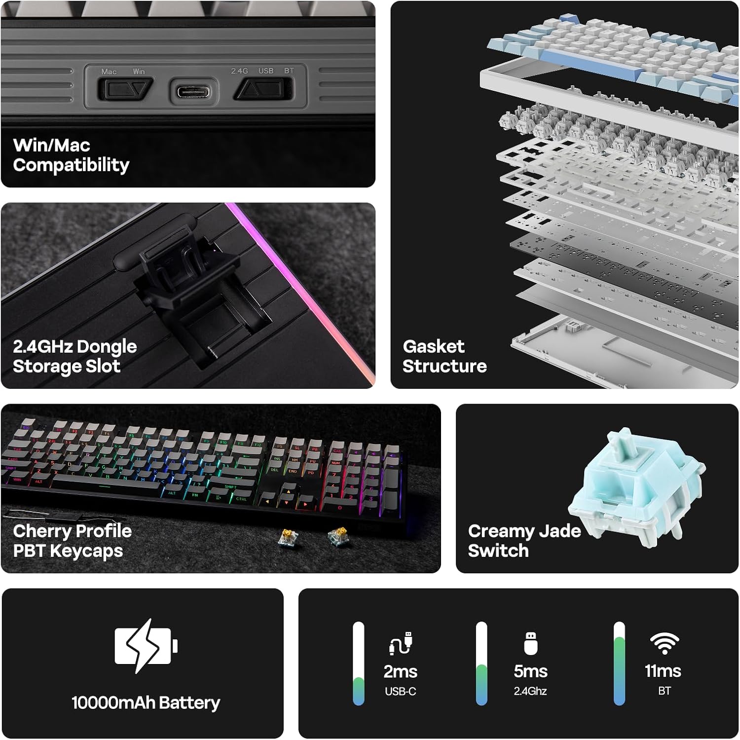 Thumbnail 1 de EPOMAKER TH108 Full Size Mechanical Keyboard review