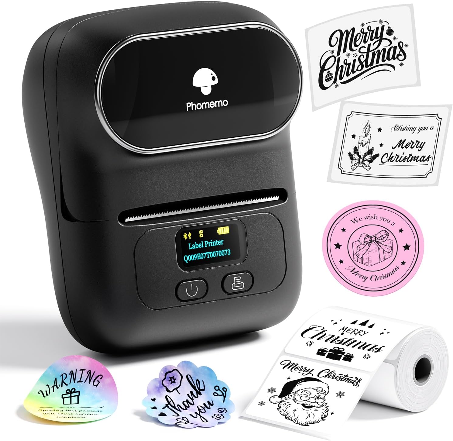 Imagen de Phomemo M110 Bluetooth Thermal Label Maker (M110) for home, kitchen, school & office organisation en OfertitasTOP