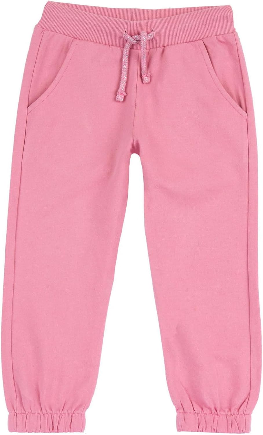 Detalle de Chicco Lot de 2 pantalons longs pour filles – coton 100% et design italien (bleu foncé et rose)