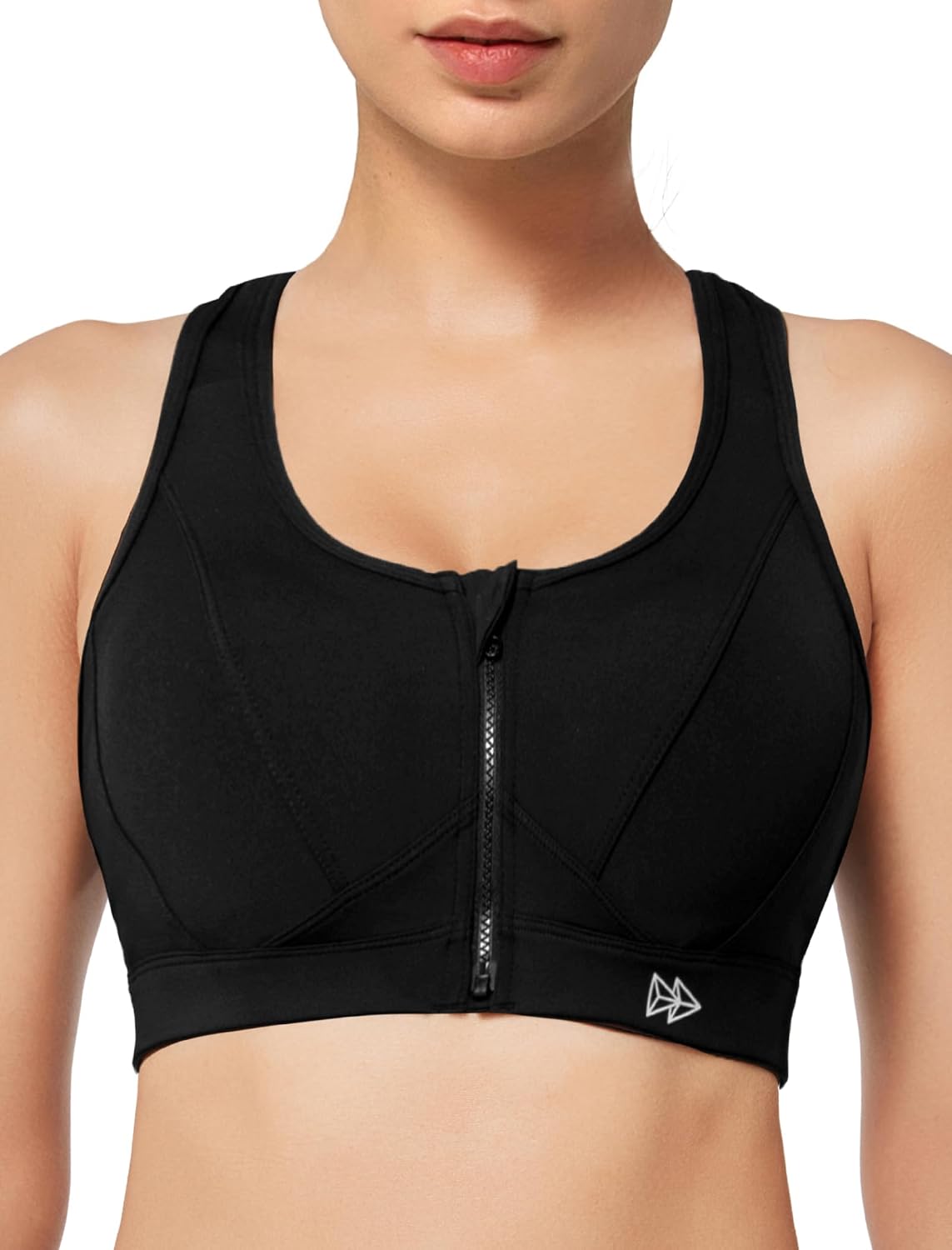 Detalle de Yvette Soutien-Gorge Sport Zippée Devant