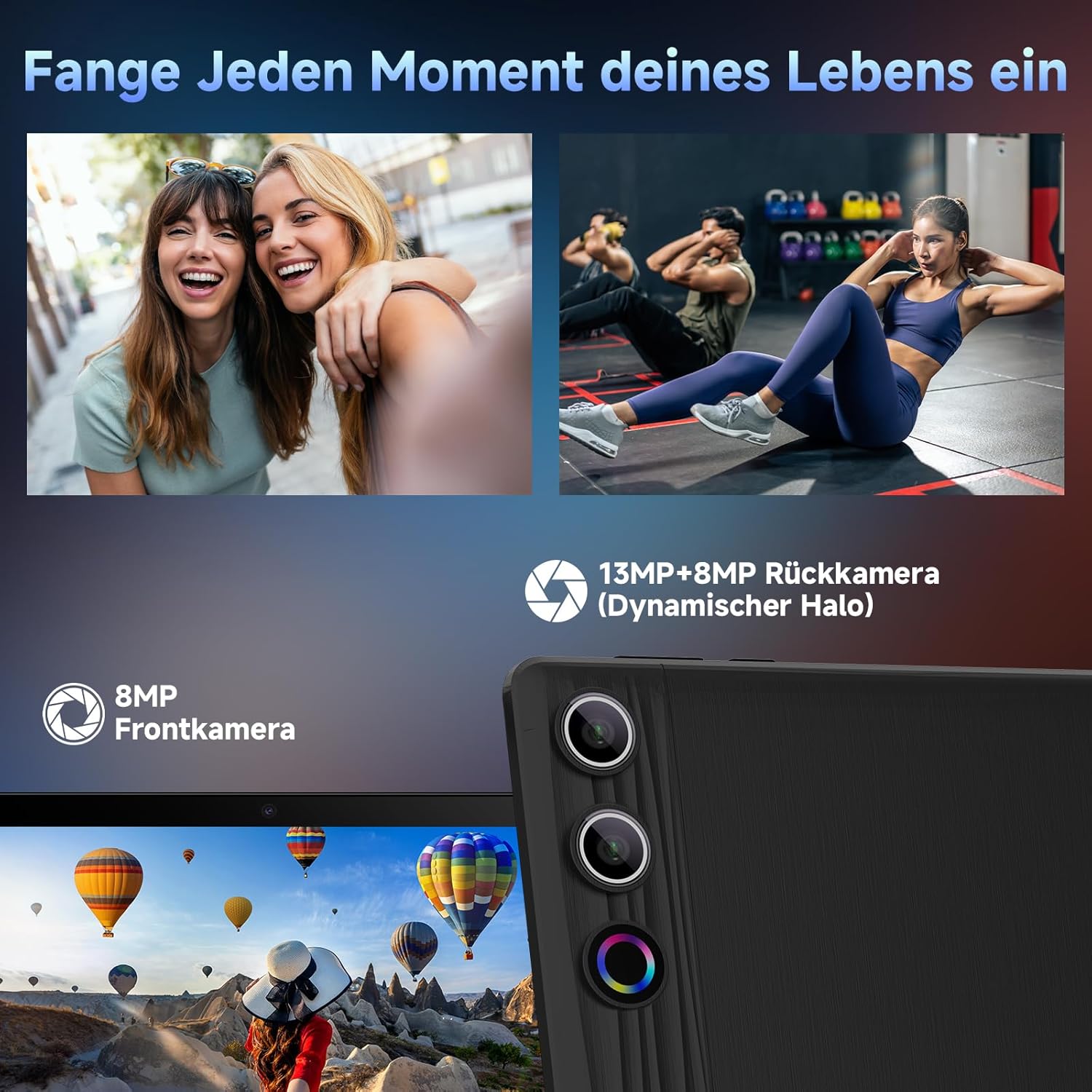 Thumbnail 6 de Ainmel Tablet 11,5 Zoll Android 15 30GB RAM
