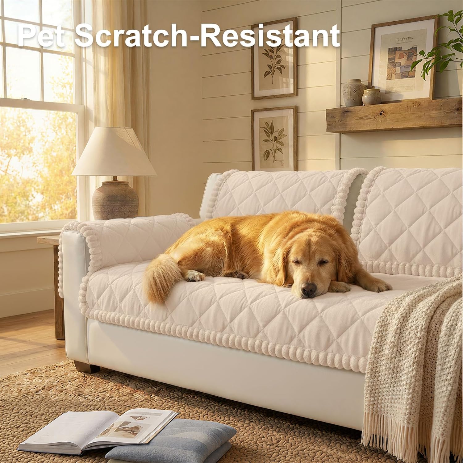 Detalle 2 de Smiry Fuzzy Dog Couch Cover 27.6x70.9