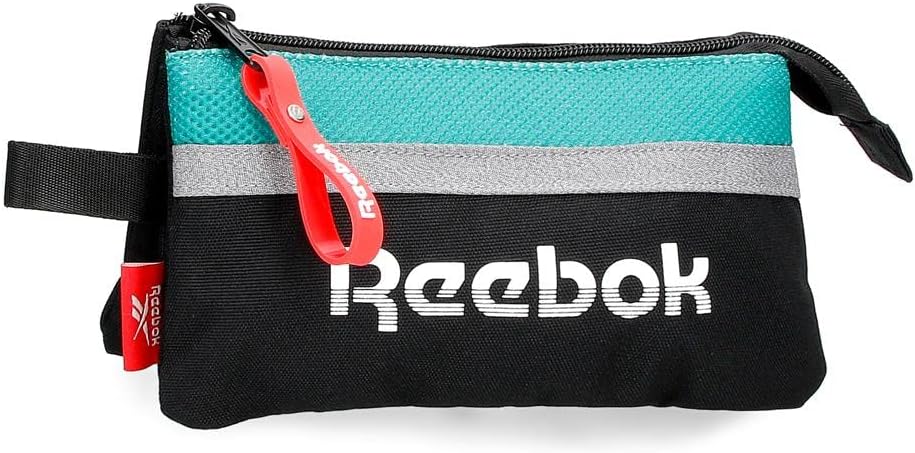 Detalle de Custodia Reebok Andover Tripla Nera 22x12x5 cm in Poliestere