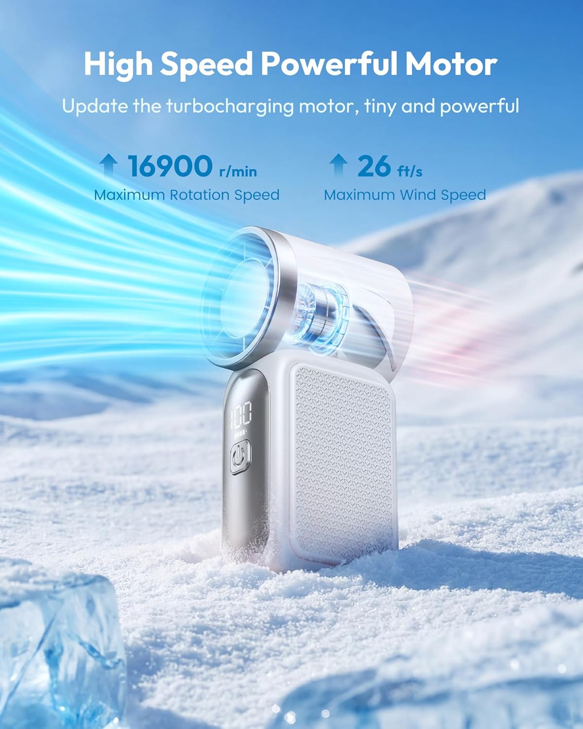 Thumbnail 3 de gaiatop Portable Handheld Mini Fan 16900 RPM