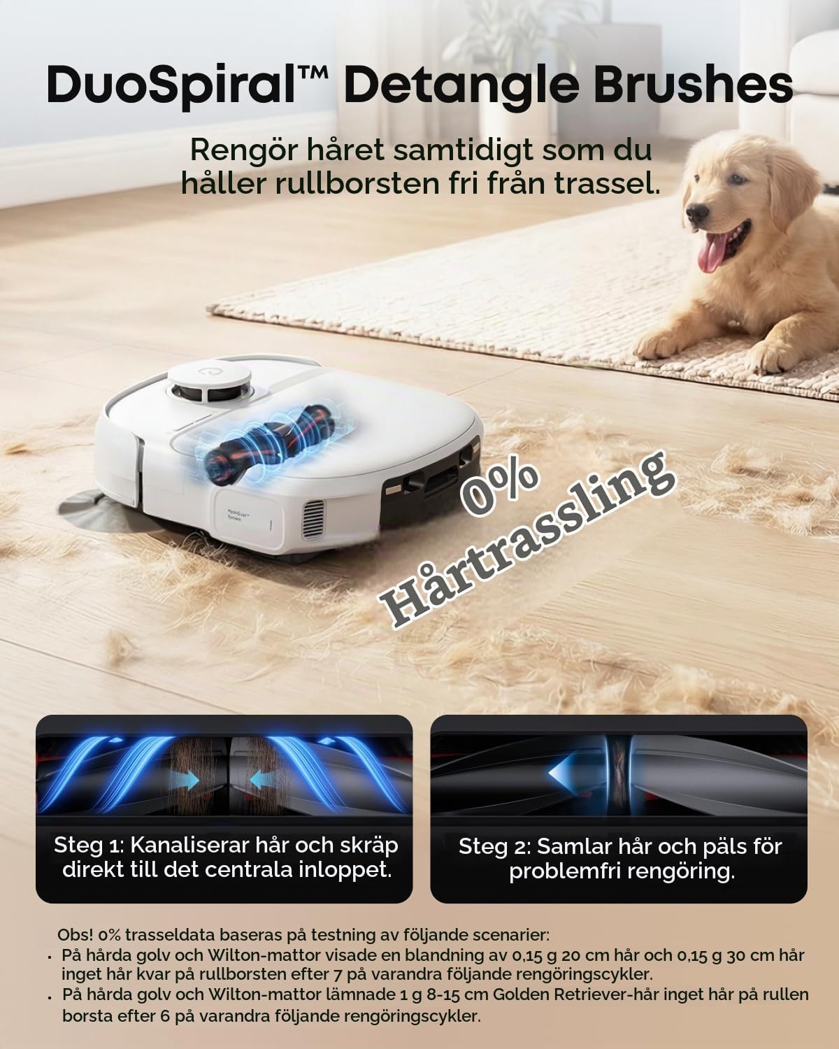 Detalle 2 de eufy C28 robotdammsugare med HydroJet-rullmopp, 15 000 Pa och 5-i-1-station