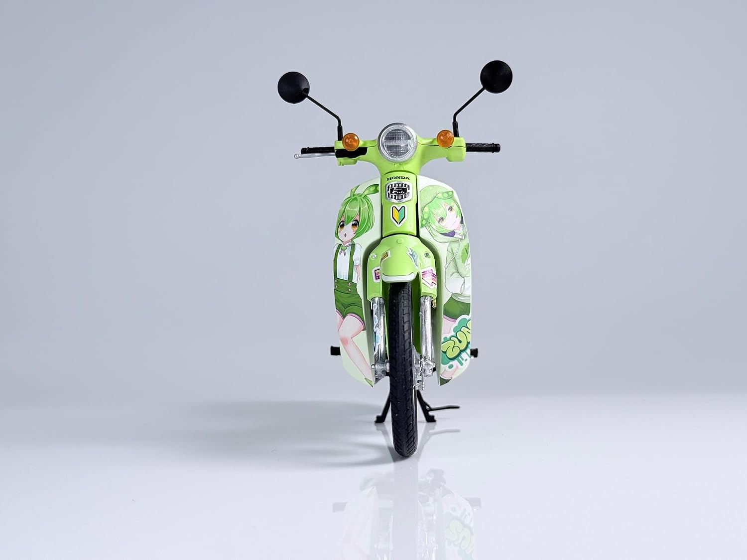 Detalle de ピーエムオフィスエー PP271 1/12 ホンダ スーパーカブ ずんだもんEdition プラモデル