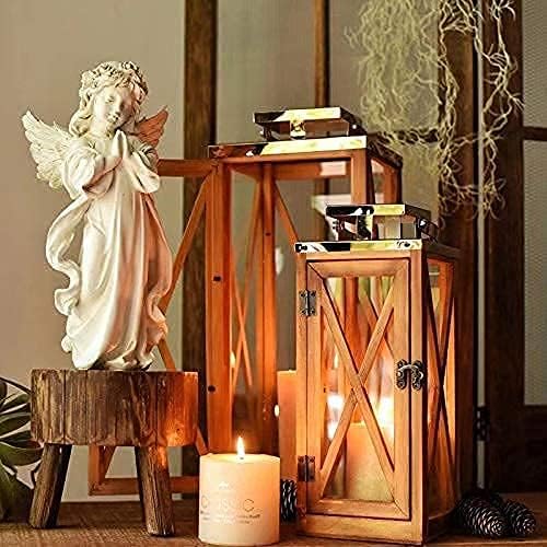 Detalle 2 de Lanterne XRKITE en bois et acier ⚡