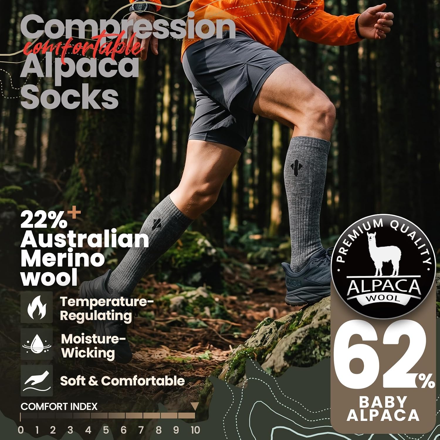 Detalle 2 de Heat Equation Compression Socks 15–20 mmHg