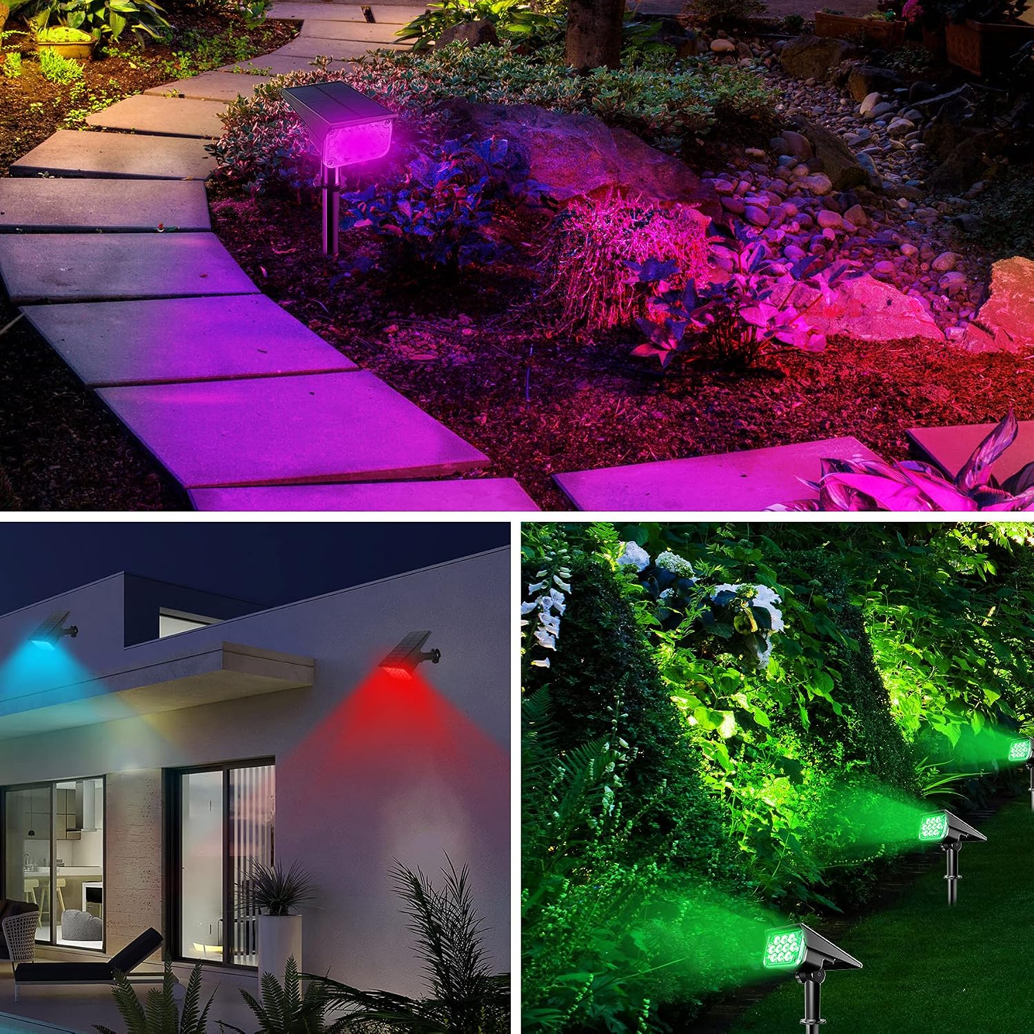 Thumbnail 2 de NATPOW 20 LED RGB Solar Lights Pack