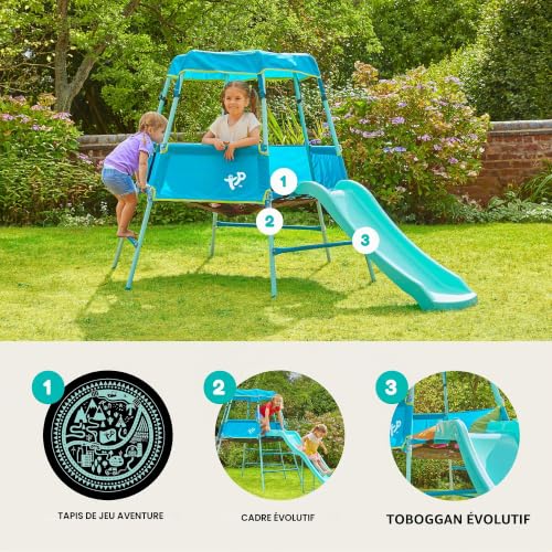 Thumbnail 2 de TP Growable Adventurer : Cadre d'escalade métallique avec Toboggan et auvent pour enfants 18 mois – 3 ans et plus