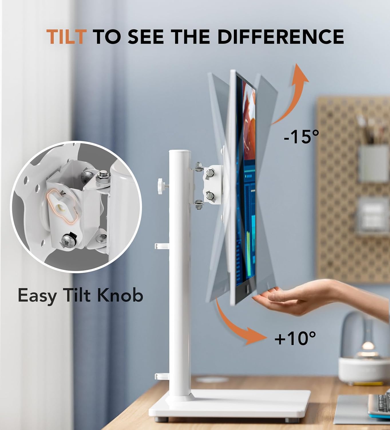 Thumbnail 4 de Single LCD Monitor Stand Riser 35kg