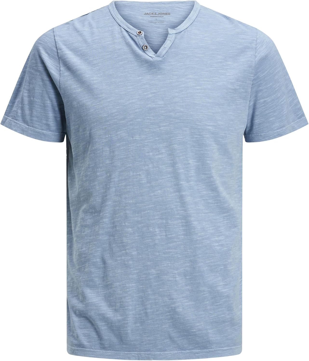 Thumbnail 6 de JACK & JONES T-Shirt Melange Split Neck – T‑shirt da uomo con scollo diviso