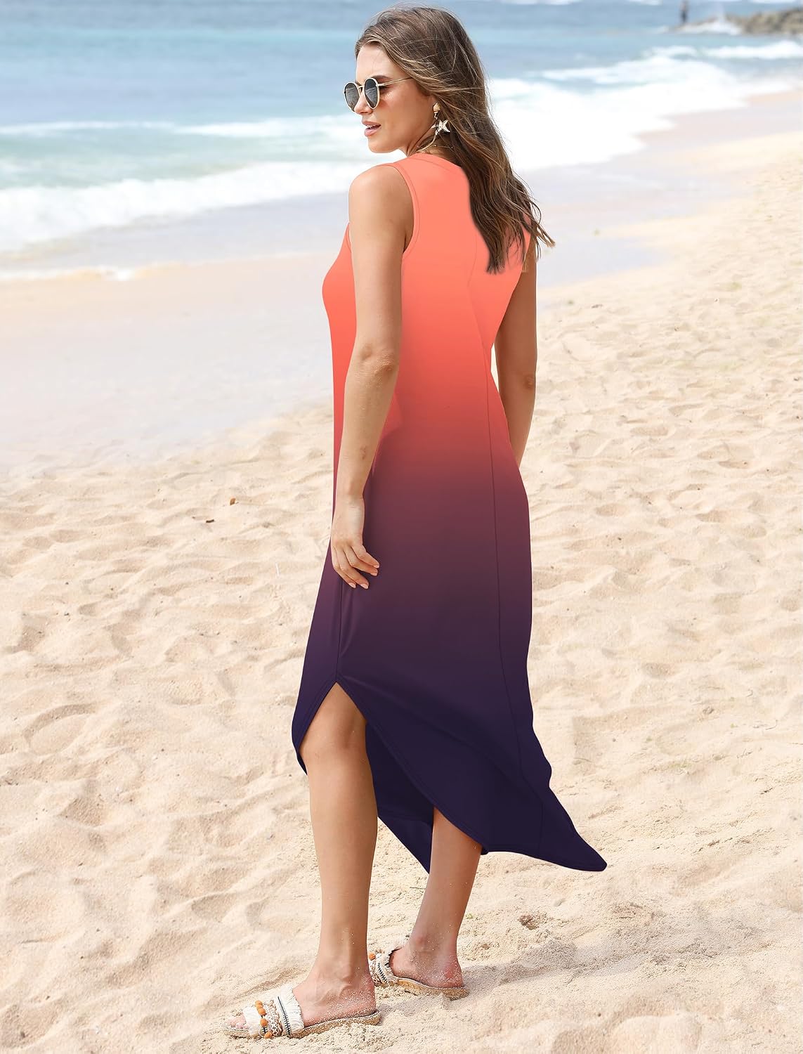 Thumbnail 5 de Sampeel Summer Dresses Maxi Dress with Pockets — Beachy V-Neck Sundress for 2025