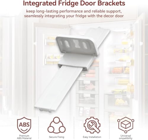 Detalle de SHUOMAO integrated fridge door brackets, ABS