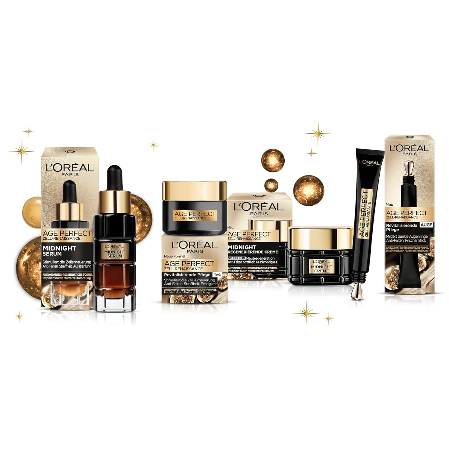 Thumbnail 6 de L'Oréal Paris Age Perfect Zell Renaissance Gesichtspflege-Set – Anti-Aging Tages- und Nachtpflege, 2 × 50 ml