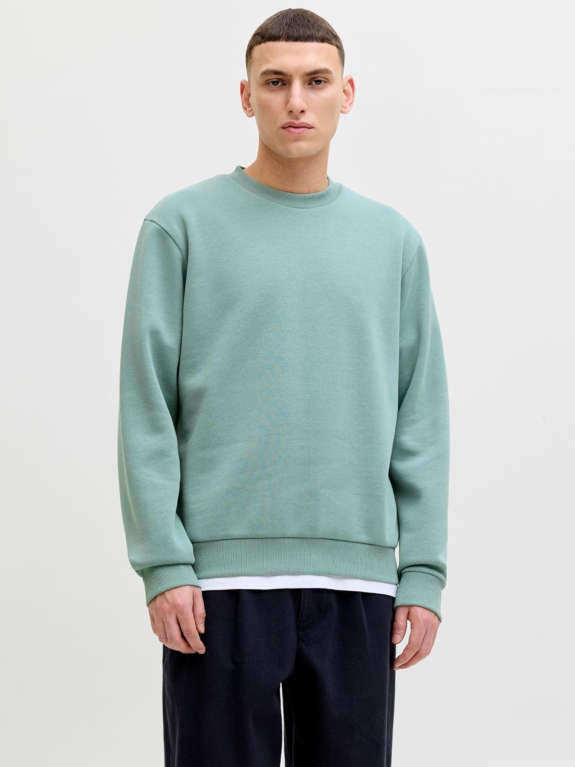 Thumbnail 1 de JACK & JONES Jjebradley Sweat Crew NOOS en azul mineral (talla L) para hombre
