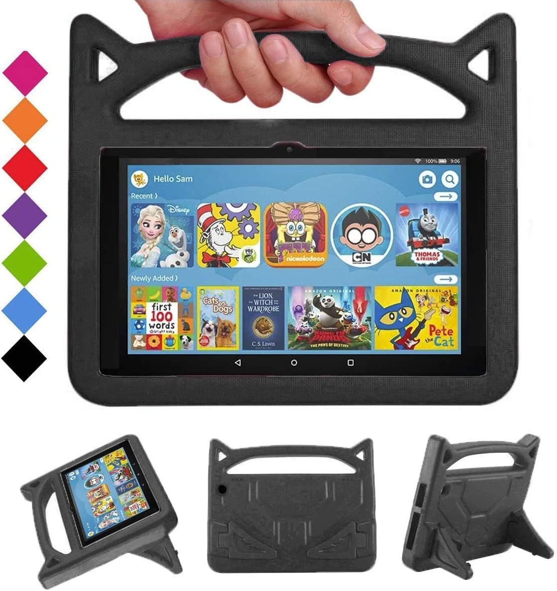 Detalle de DJ&RPPQ Tablet Case: Red, Light Weight, Shock Proof with Stand for 8in Tablets