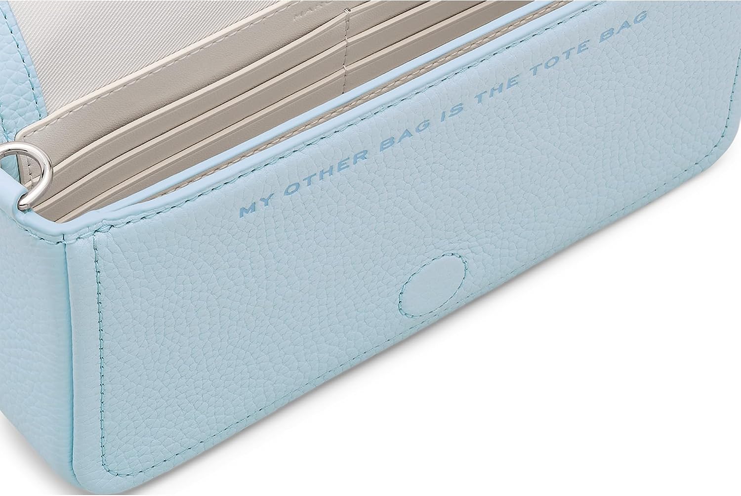 Detalle de Marc Jacobs The Mini Bag, Bag – un petit sac en cuir pleine fleur prêt pour l’usage quotidien