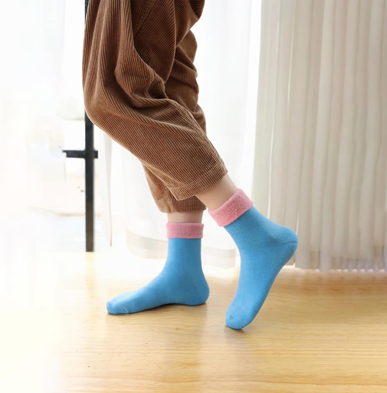 Thumbnail 6 de VoJoPi Wool Socks for Women, 5 Pairs of Thermal Boot Socks, Sizes 5–10