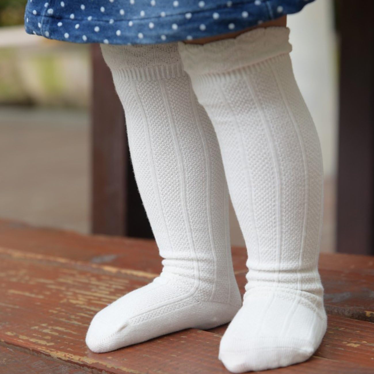 Thumbnail 4 de DRESHOW Baby Girl Knee High Socks – 5-Pack Cotton Toddler Dress Socks
