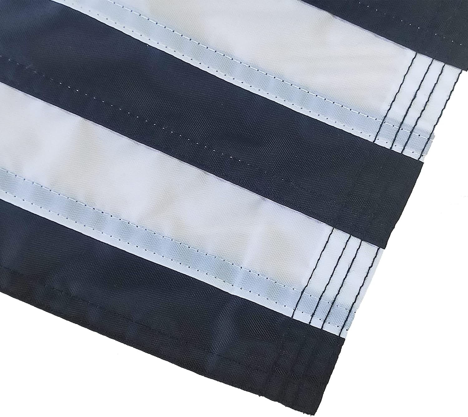 Detalle 2 de FLAGWIN Thin Blue Line Police Boat Flag, 12x18 Inch