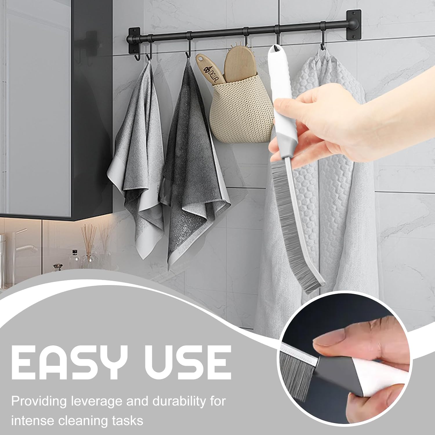 Thumbnail 4 de YIGAARUI Fugenreinigungsbürste Gap Cleaning Brush Premium mit 15° angewinkeltem Kopf