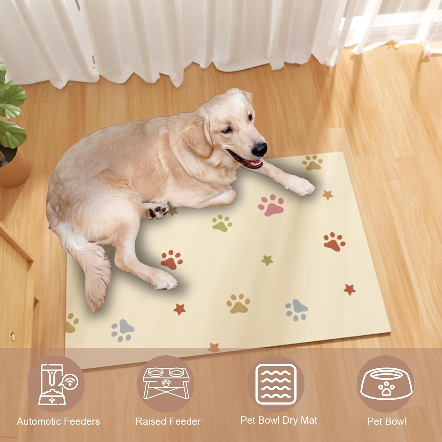 Detalle 2 de Tapis de nourriture 40 x 60 cm pour chien 📐