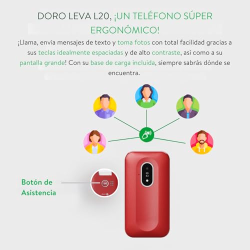Thumbnail 3 de Doro Leva L20: teléfono móvil con tapa, gran facilidad de uso y ayuda a la seguridad