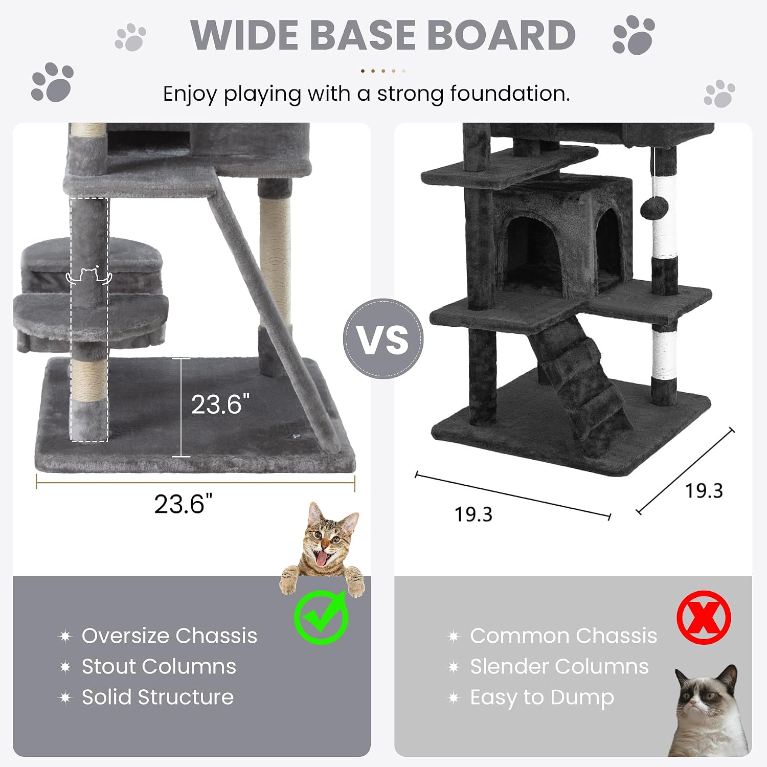 Detalle 2 de SHA CERLIN Cat Tree Tower 65in