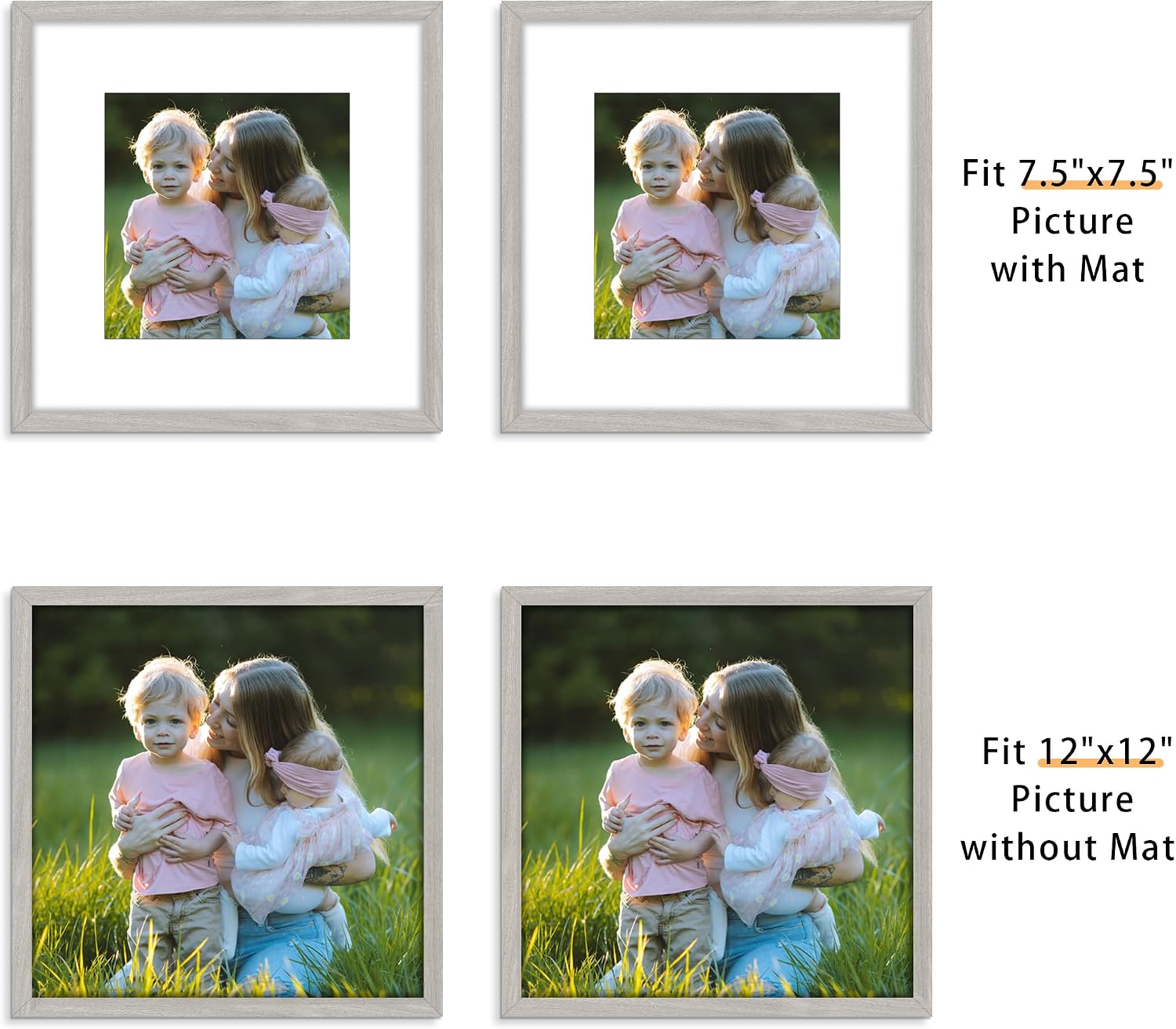 Detalle 2 de Picrit 12x12 picture frame set of 12