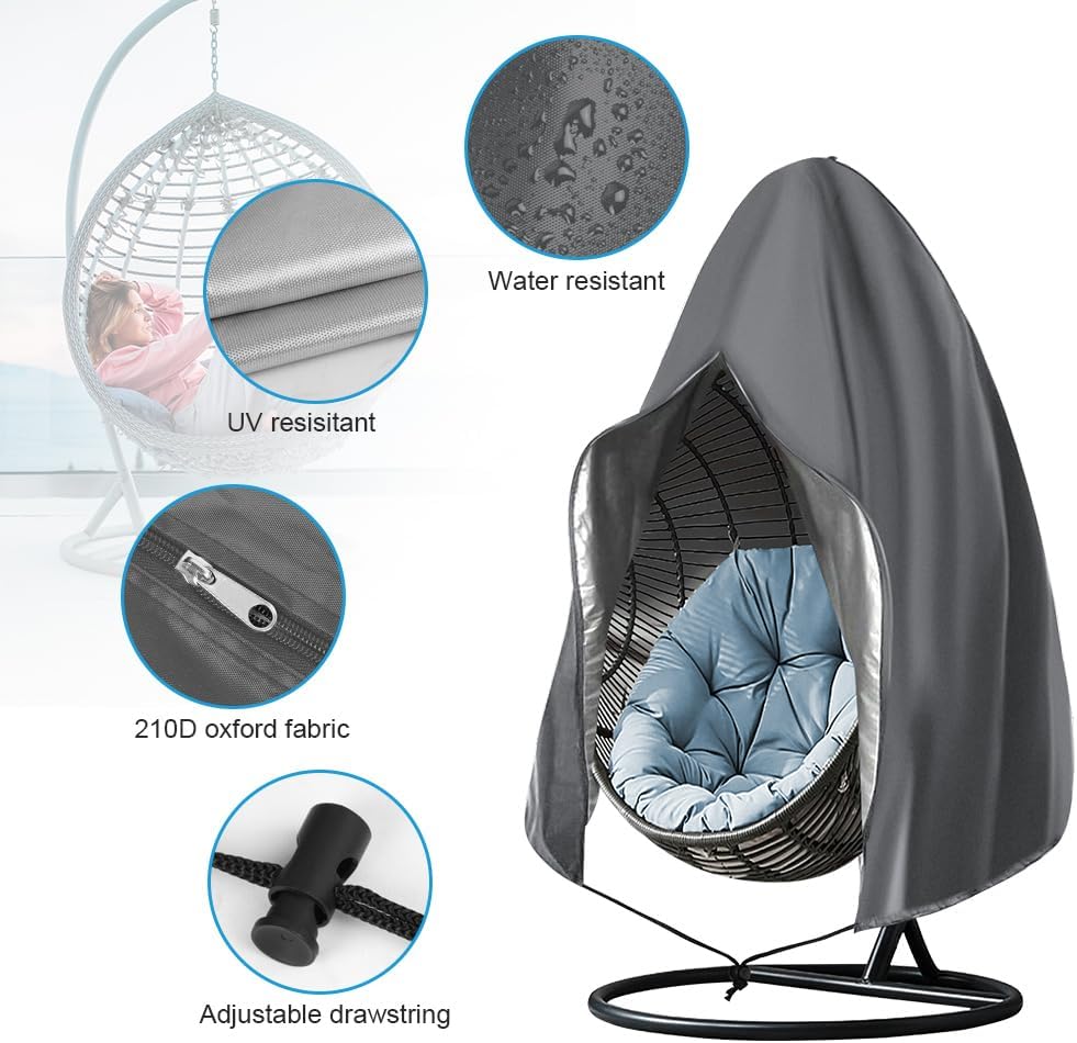 Thumbnail 2 de OFFCUP Hanging Egg Chair Cover 115x190cm