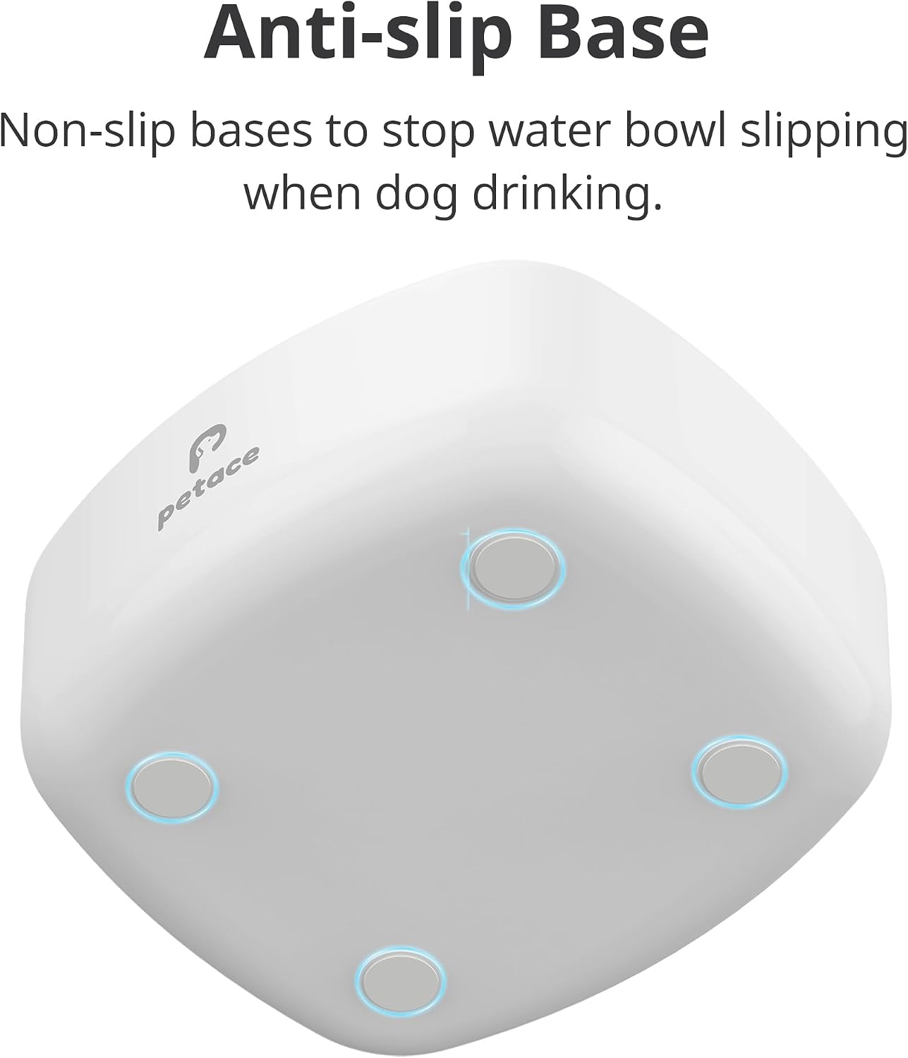Thumbnail 4 de Petace Dog Water Bowl: 1.3 L Non-Spill, Splash-Proof & Slow-Feeder for Dogs