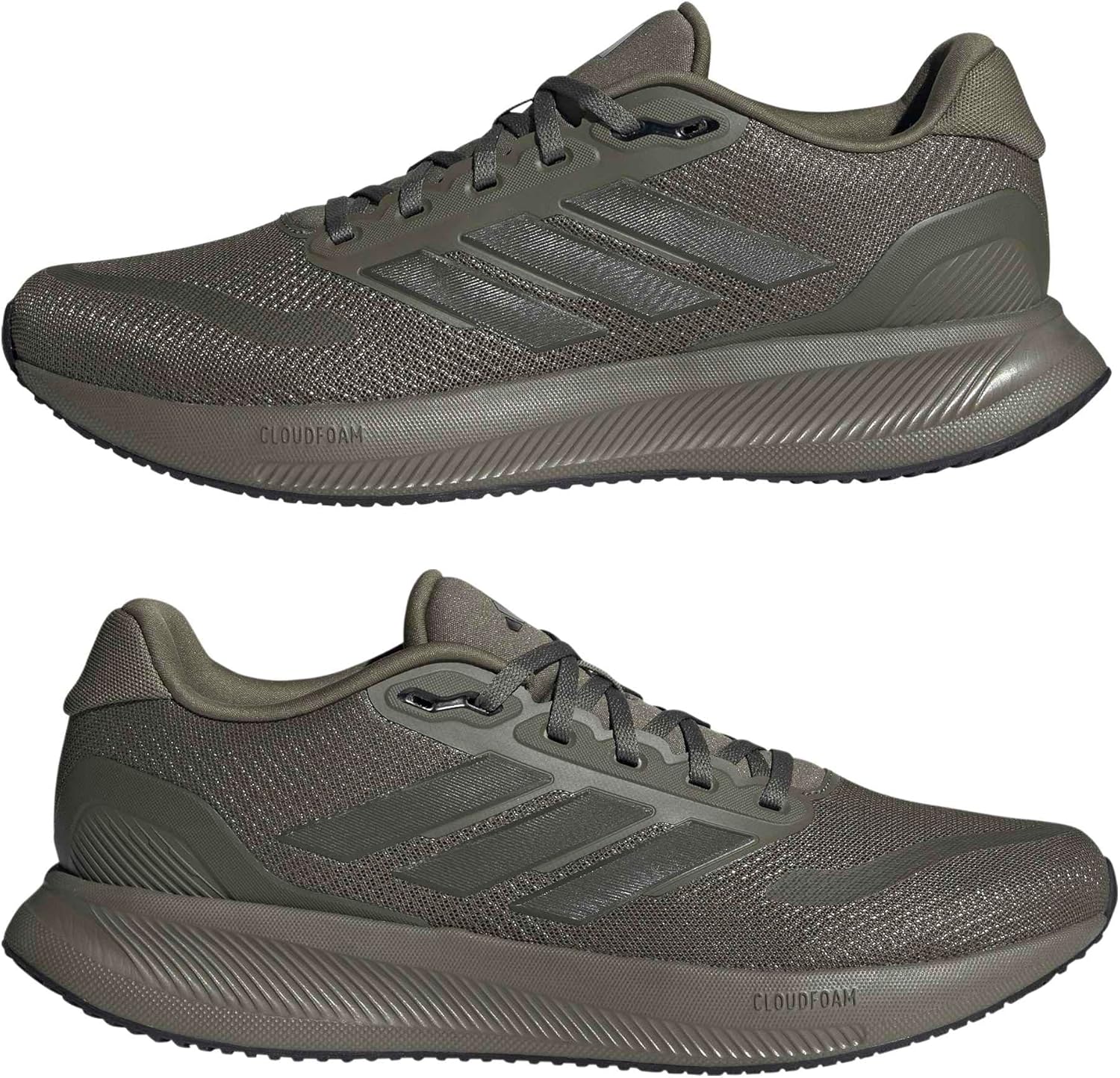 Thumbnail 5 de adidas Men's Runfalcon 5 Running Shoes – Olive Strata / Shadow Olive / Core Black, UK 10.5