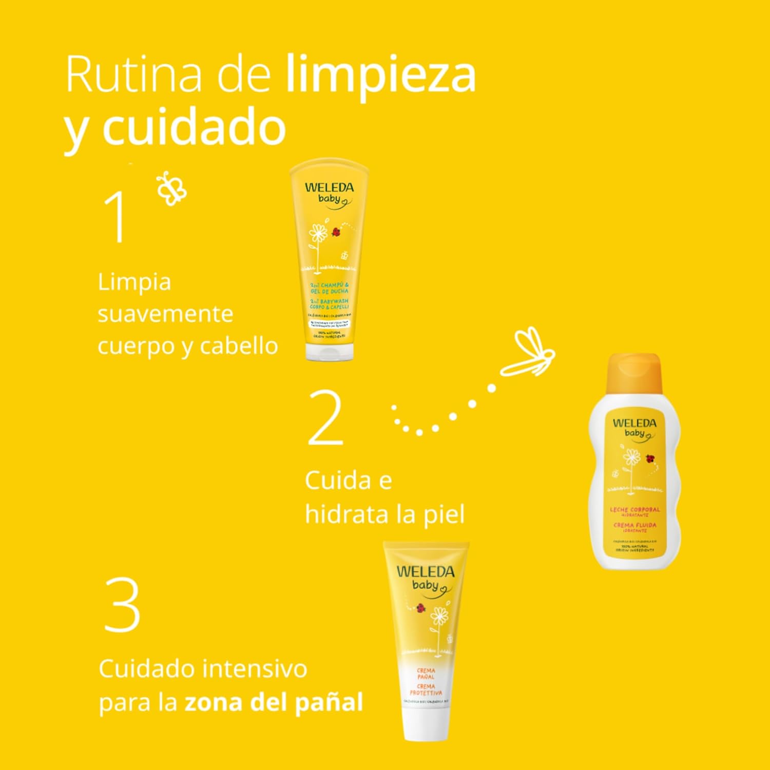 Detalle 2 de Weleda Caléndula – Champú y Gel de Ducha 🧴 Vegano 200ml