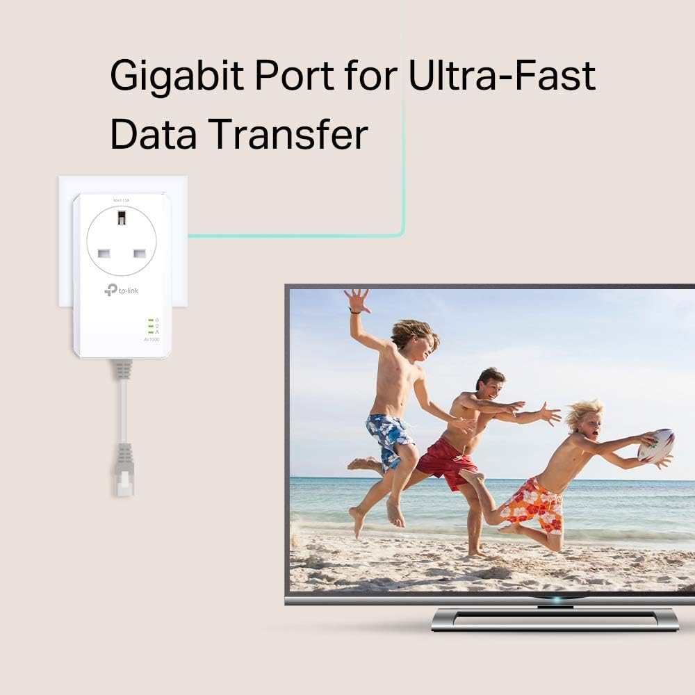 Detalle 2 de TP-Link TL-PA7017PKIT powerline 1000 Mbps starter kit