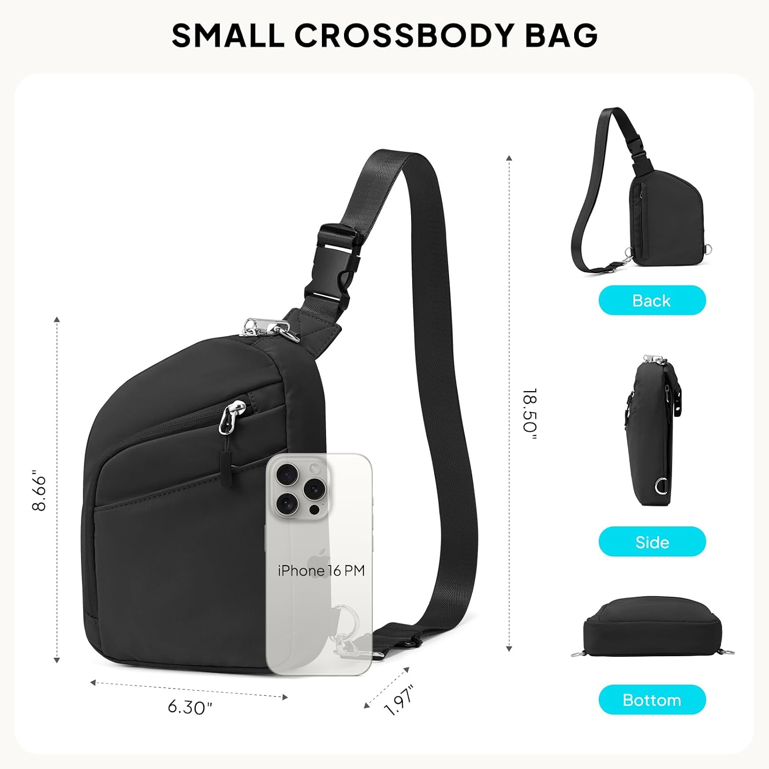 Detalle 2 de TOPEAST Crossbody Bag 1.6L