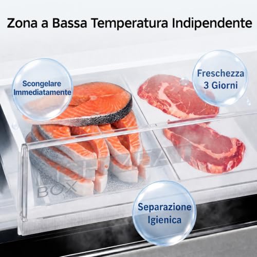 Thumbnail 6 de Midea MERB345MGC46EU – Frigorifero combinato Total No Frost da 338 L