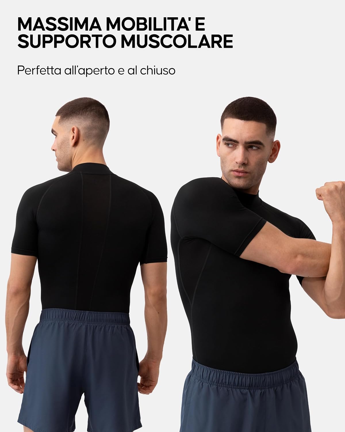 Detalle 2 de DANISH ENDURANCE Maglia Compressione Uomo 2 Pezzi