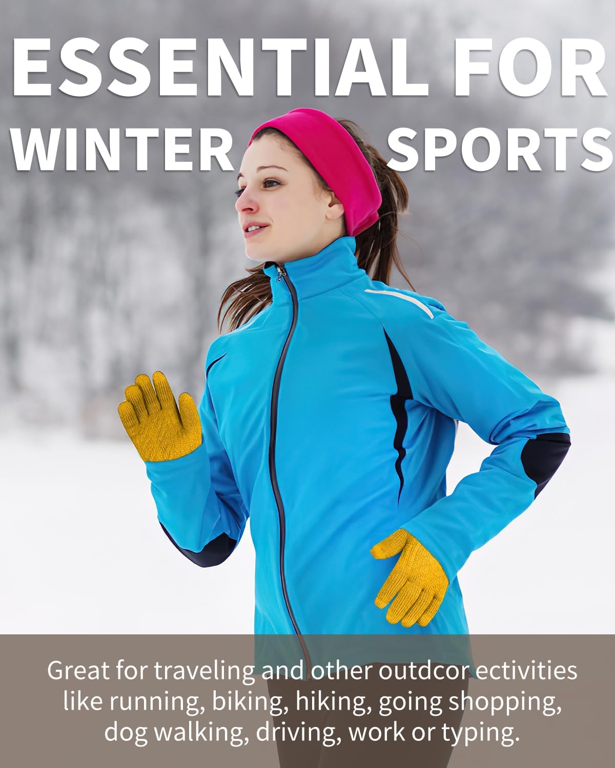 Thumbnail 5 de ARFNKIM Winter Thermal Touchscreen Gloves — Fleece Lining