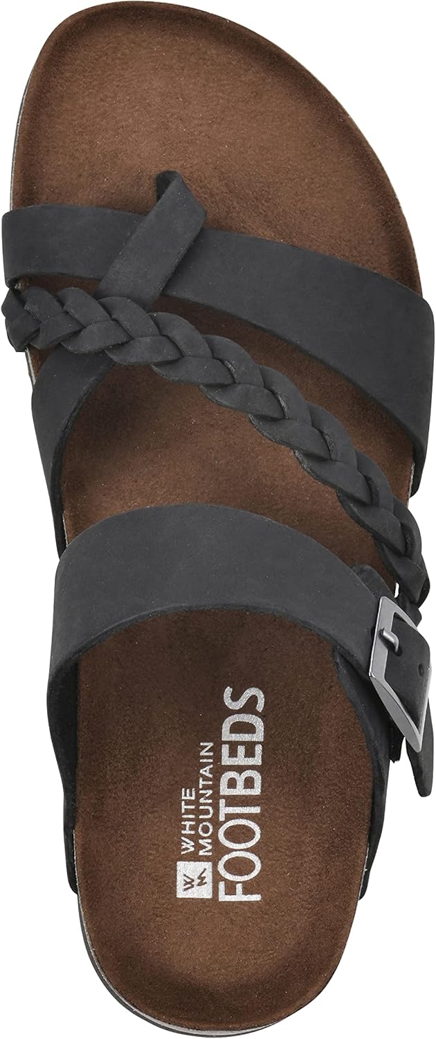 Thumbnail 1 de WHITE MOUNTAIN Women’s Hazy Braided Signature Comfort-Molded Footbed Sandal