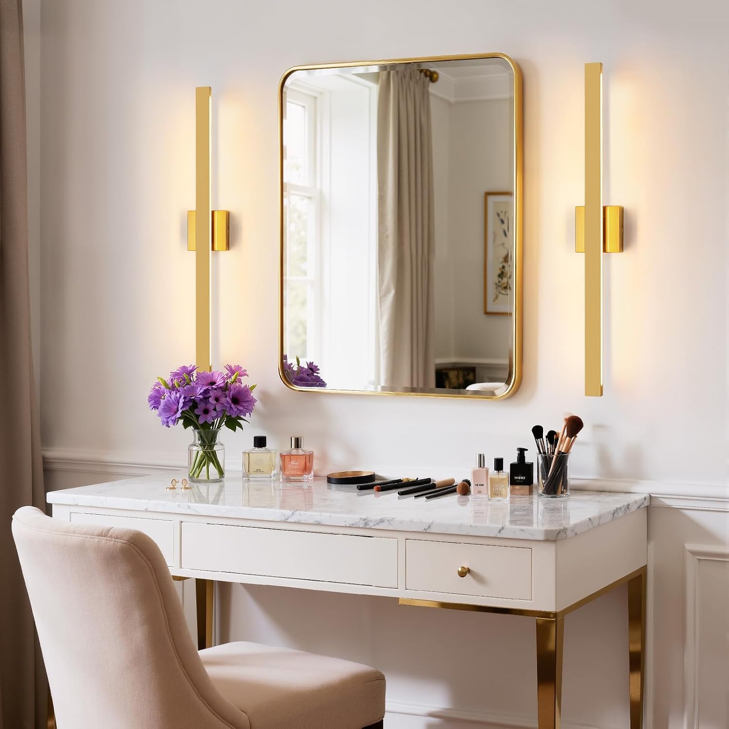 Detalle de CCYCOL Bathroom Vanity Light, 32-inch
