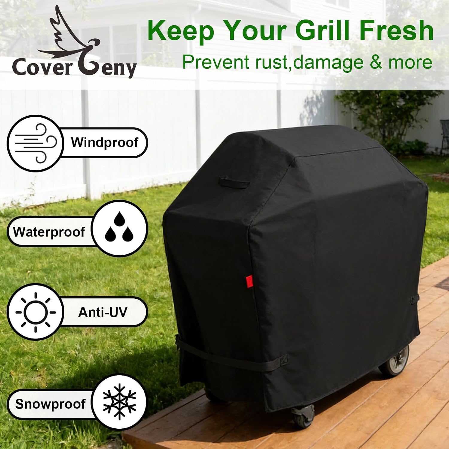 Thumbnail 5 de Weber Spirit II E-310 Outdoor Grill Cover 🧯